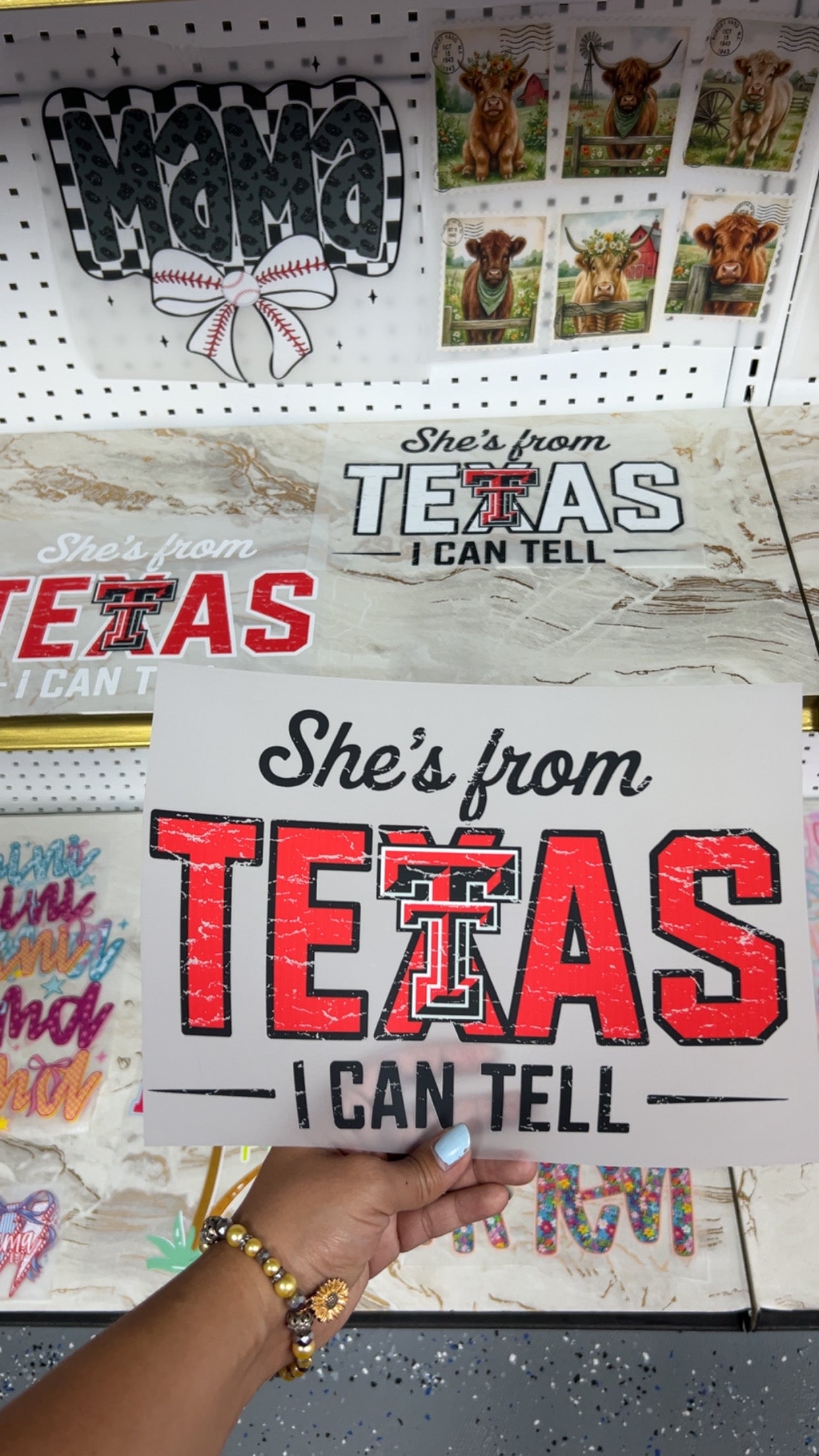 She’s from Texas TTU