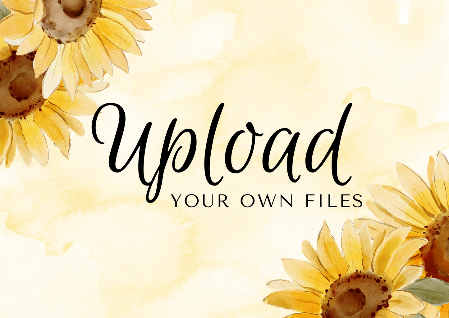 Upload Your Own Files