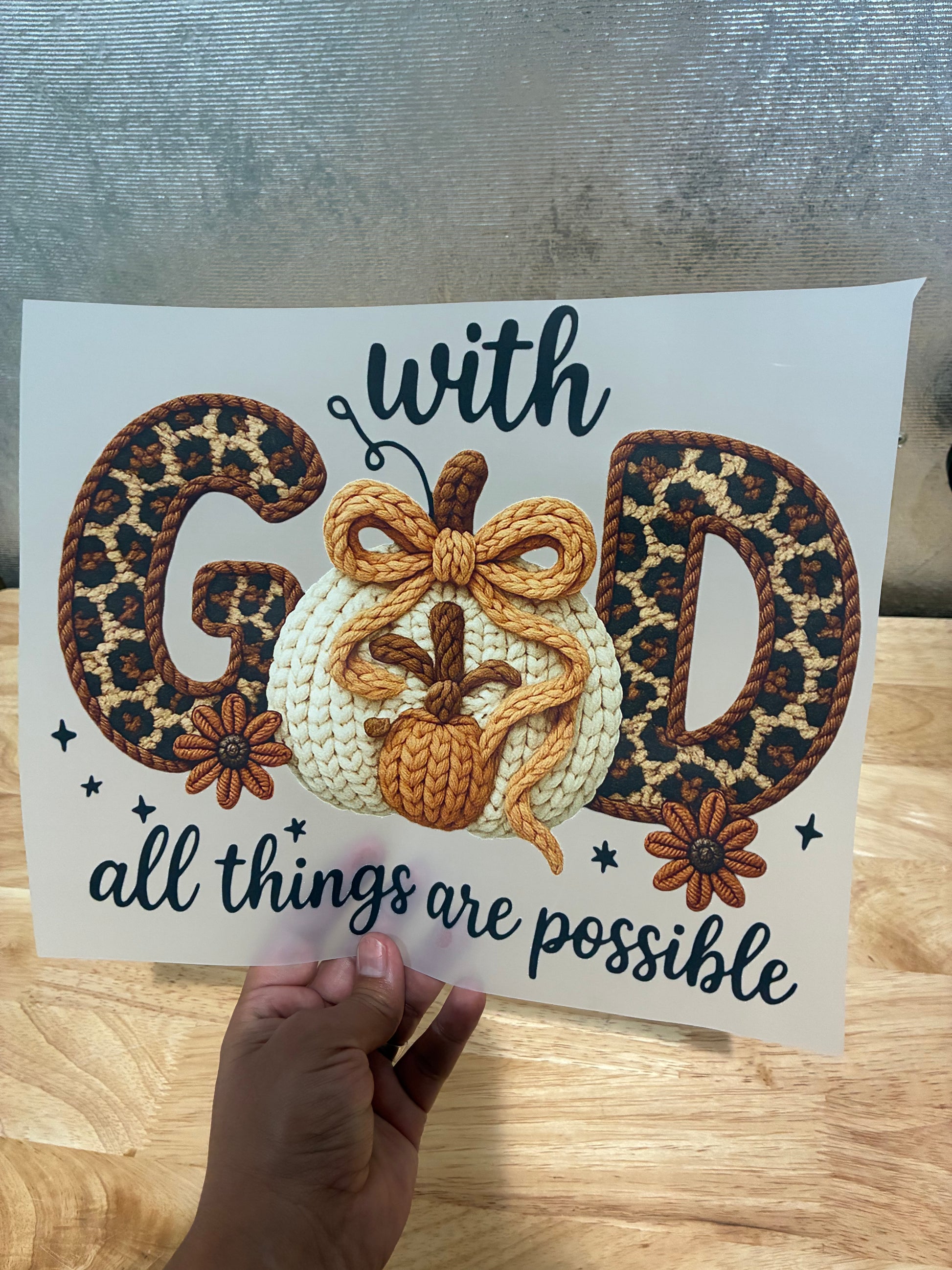 Printed God With God print – MOMENTS BY MASERANG