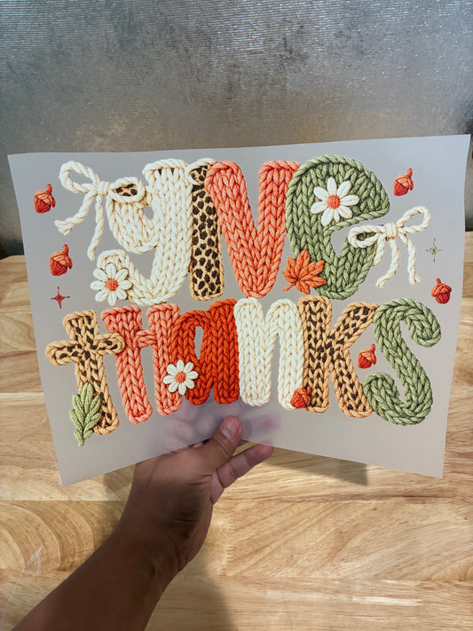 Give Thanks print