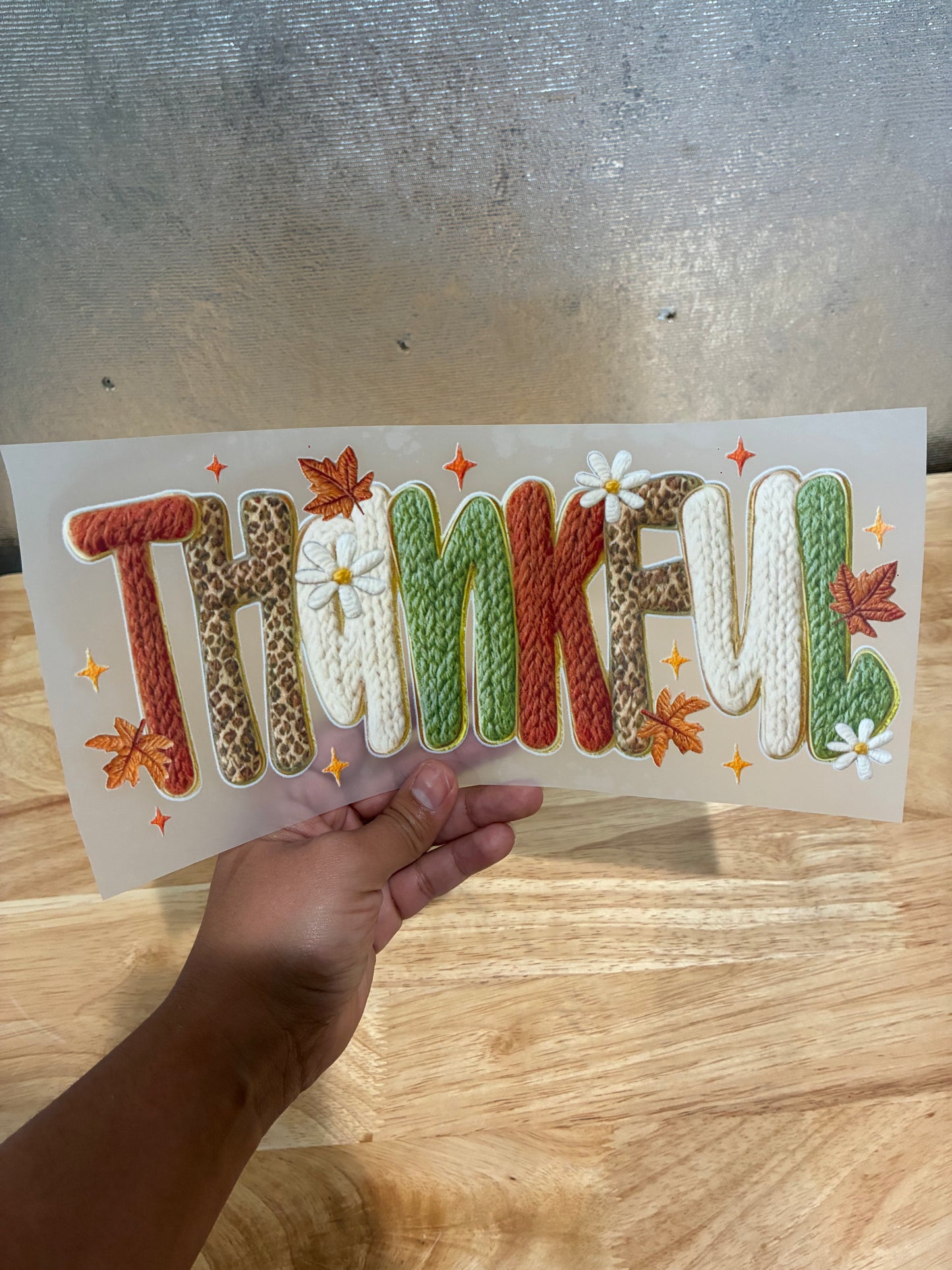 Thankful print