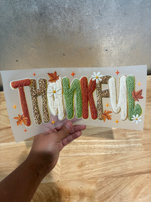 Thankful print