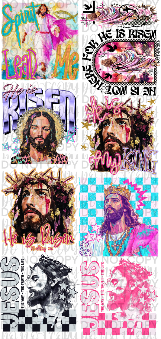 Jesus pre made sheet