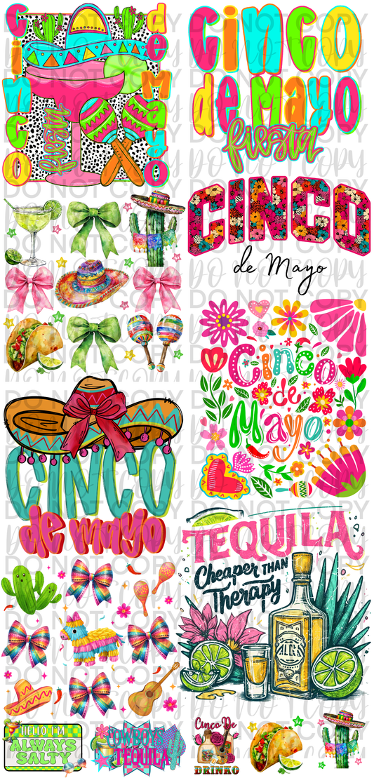 Cinco De Mayo pre made sheet