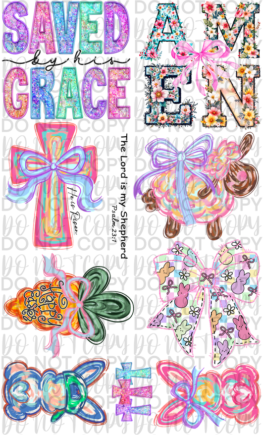 Easter 22x36 premade sheet