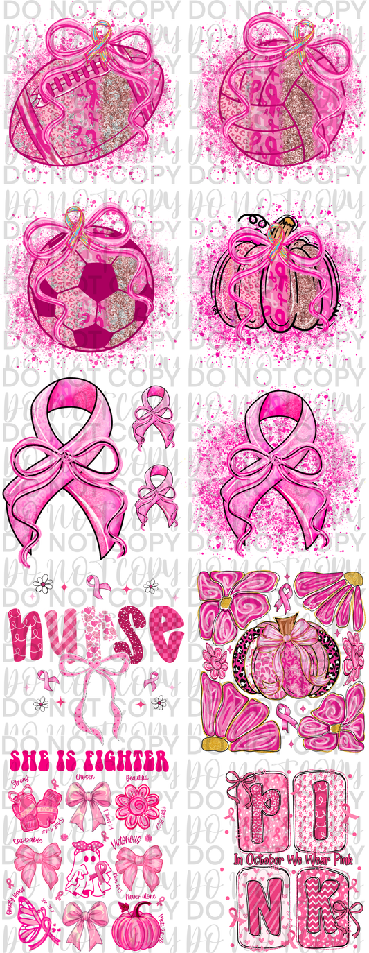 Pink October Sheet