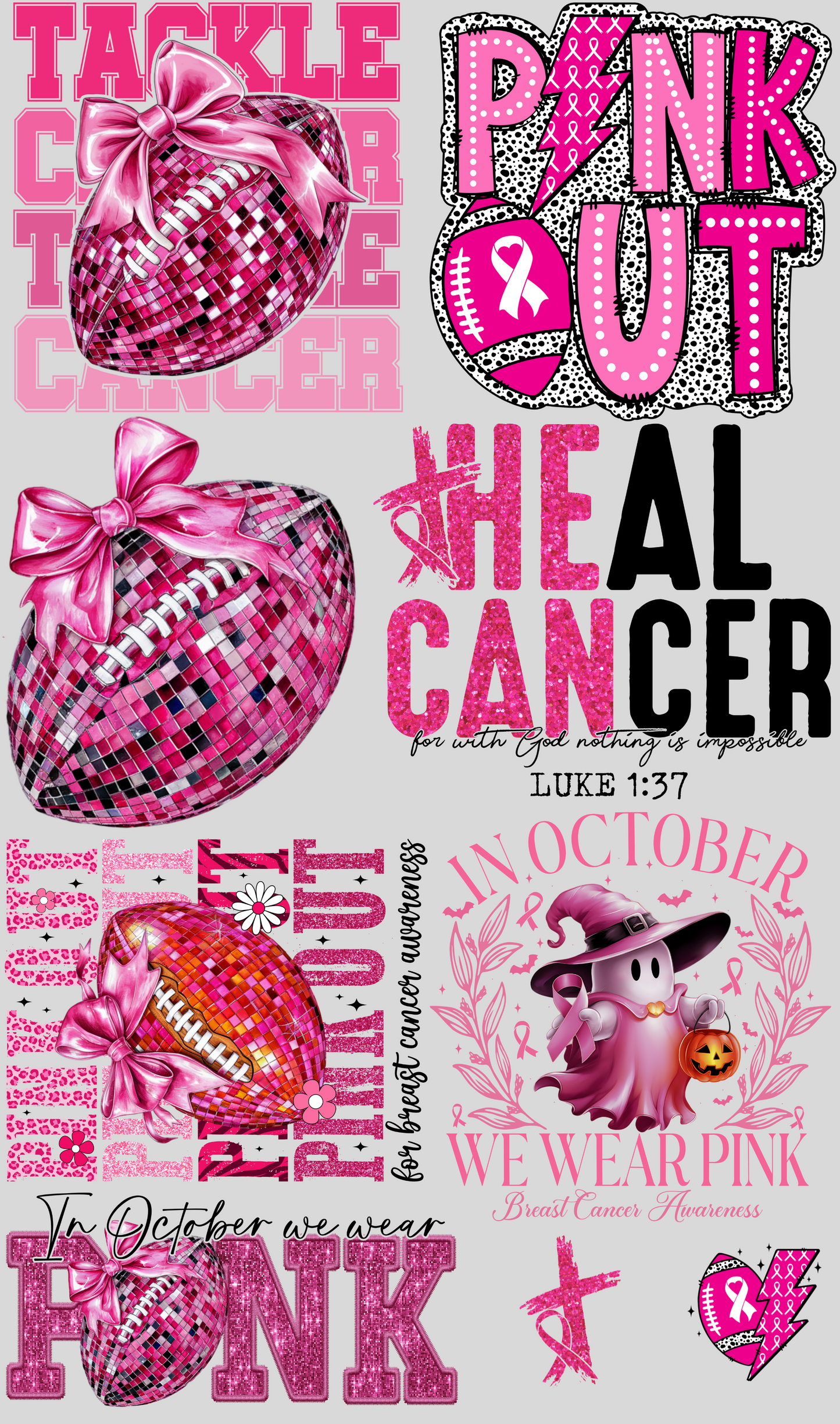 Pre made Pink Out sheet