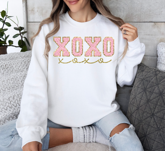 Xoxo pink gold